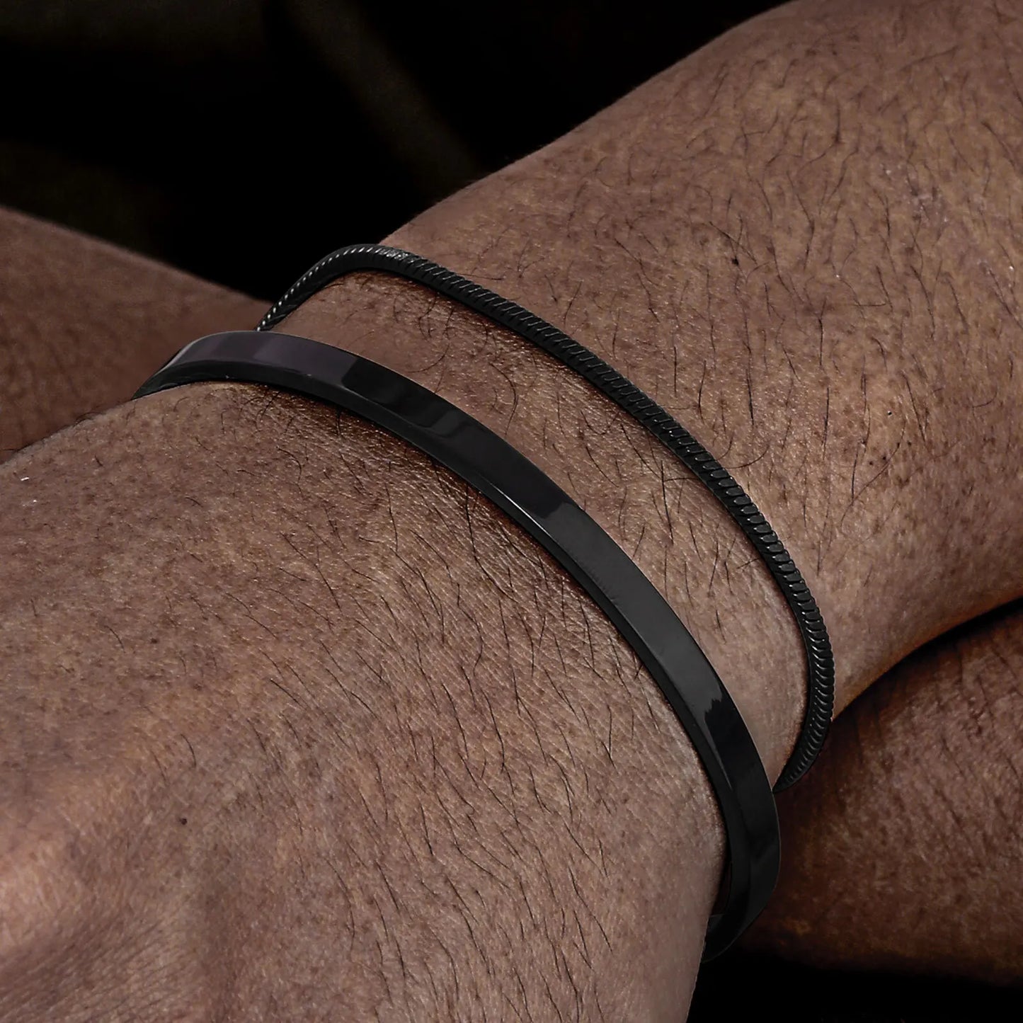 Stacked Open Cuff Bangle Jewelry