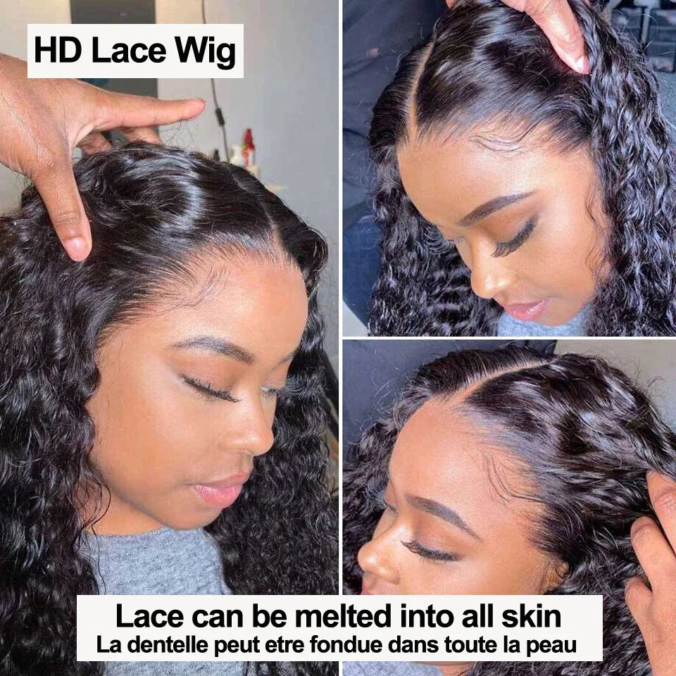 Brazilian Kinky Curly Wigs 100% Human Hair | 13x6 HD Lace Front