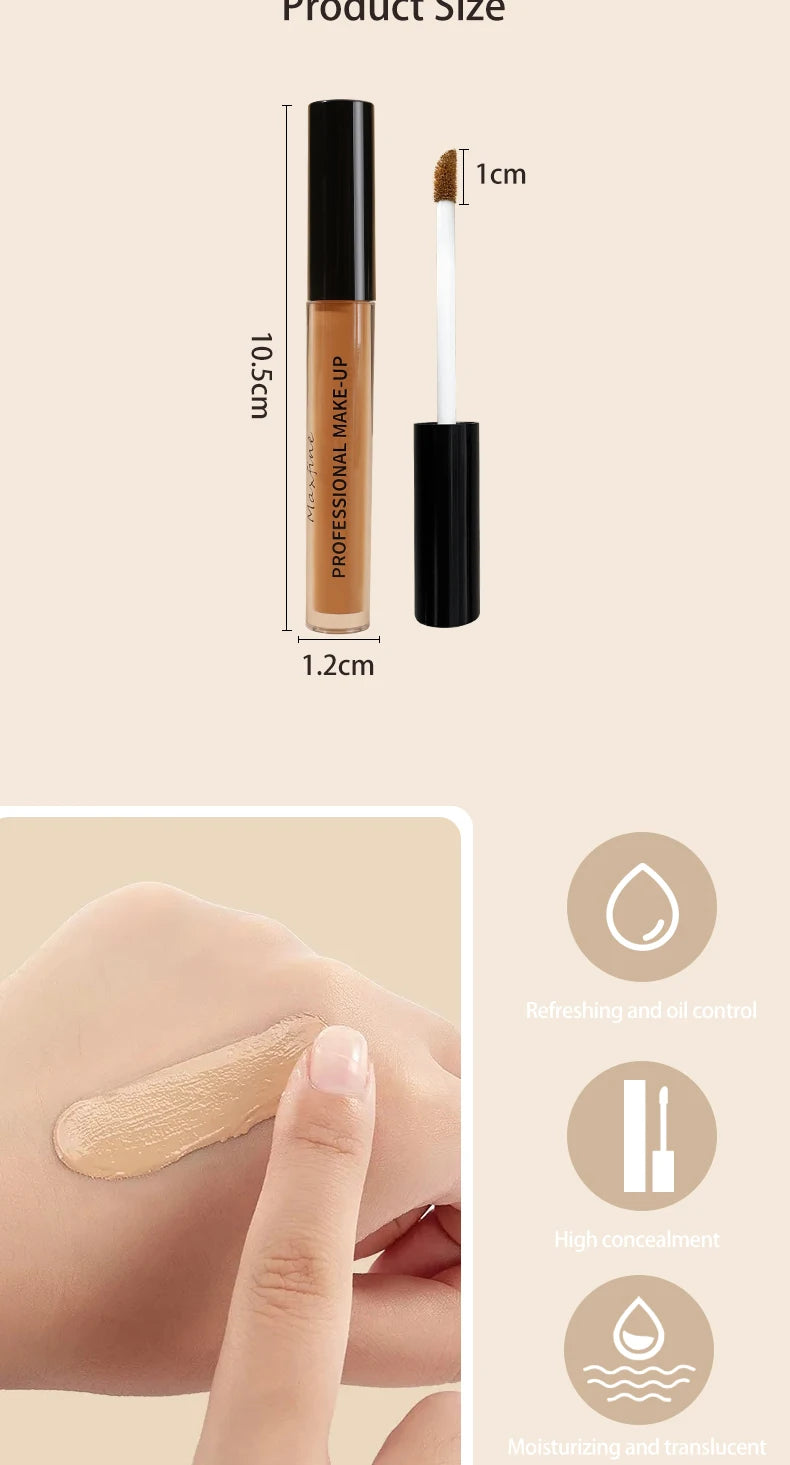 Traceless Liquid Concealer/Foundation, Long-Wearing, Waterproof,