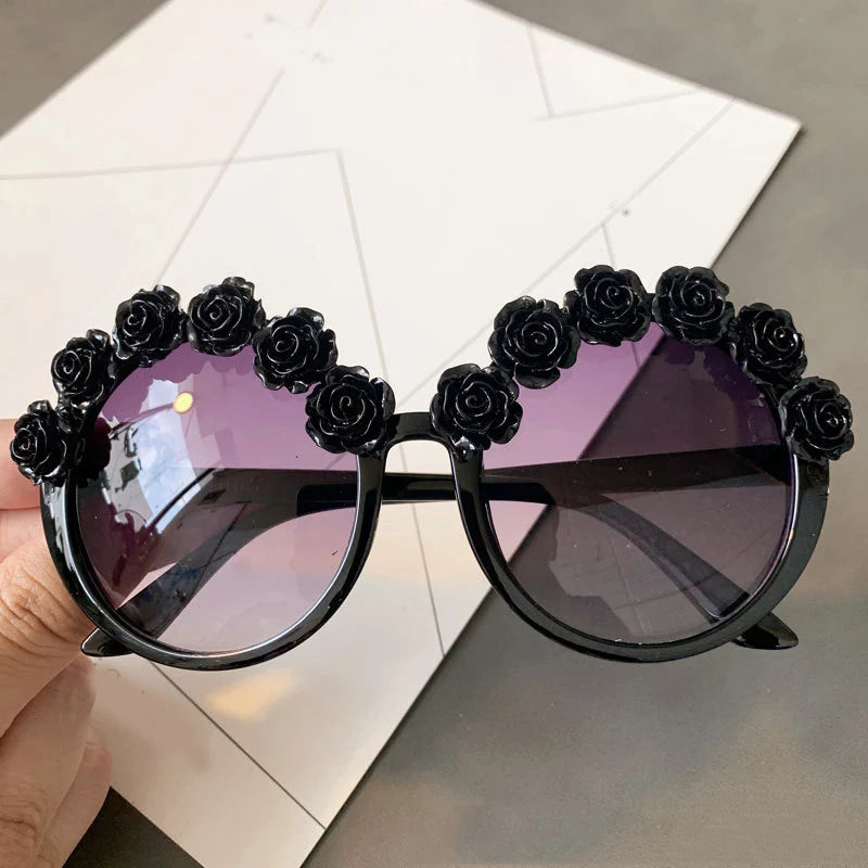 Charming Flower Fashion Cat Eye