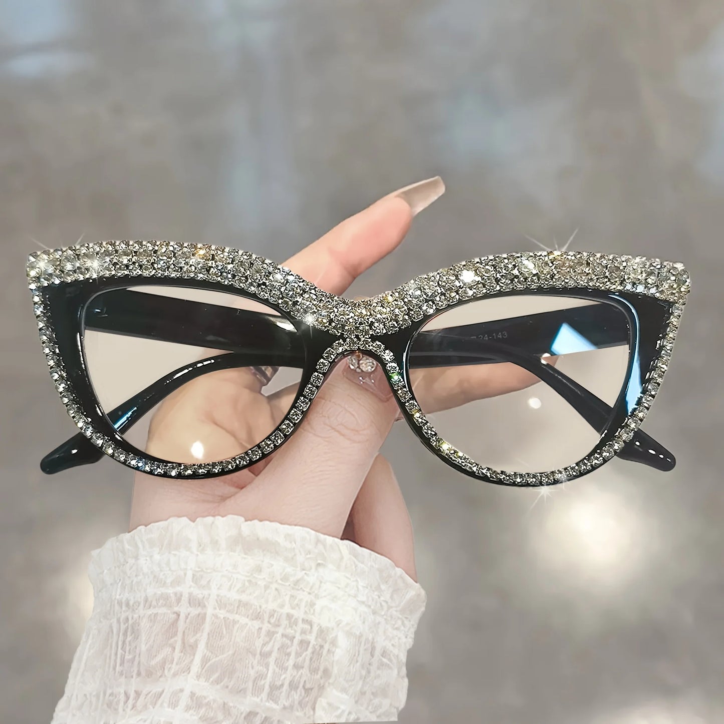 Retro Square Cute Sturdy Cat Eye Glasses