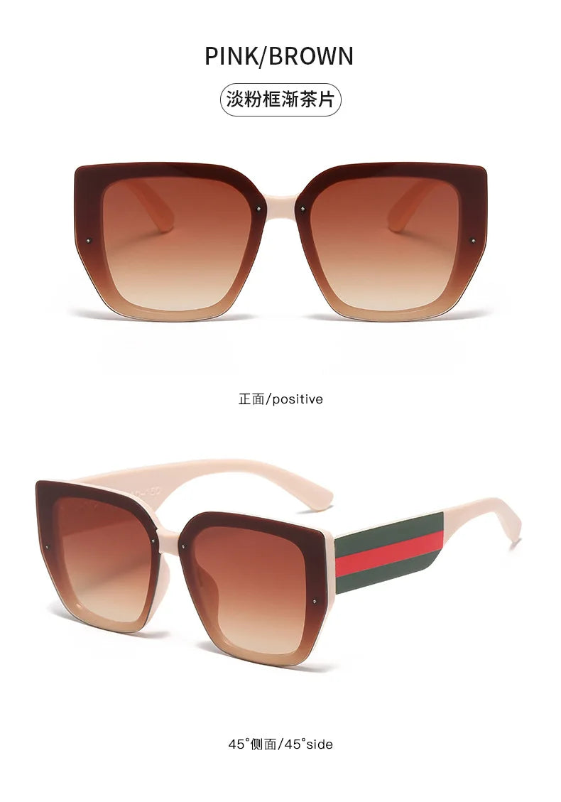 Square Retro Oversized Eyewear | UV400