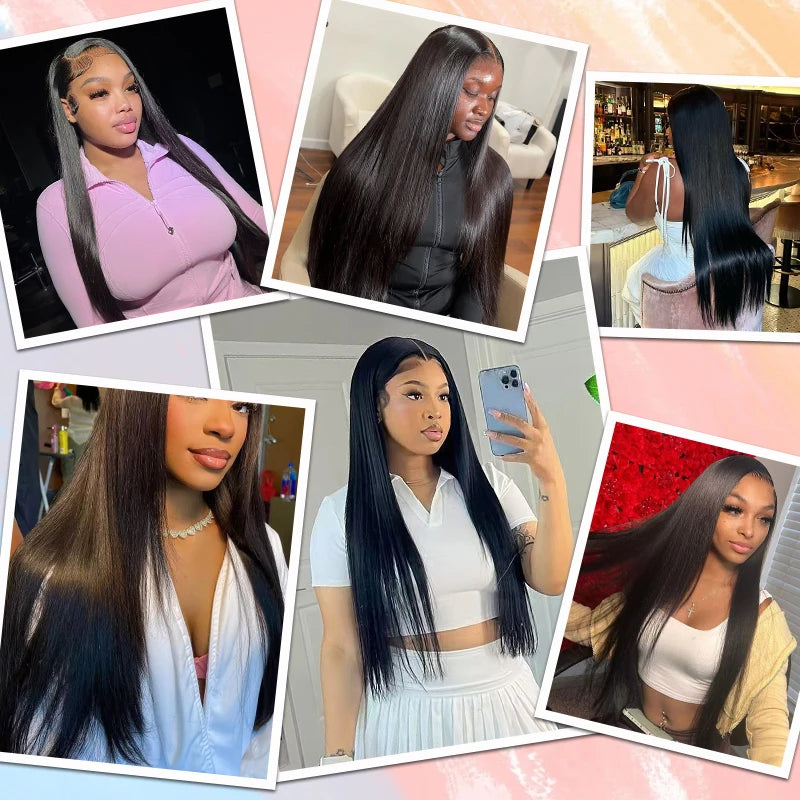 13x6 Straight Lace Front | Brazilian Virgin Hair Straight Wigs