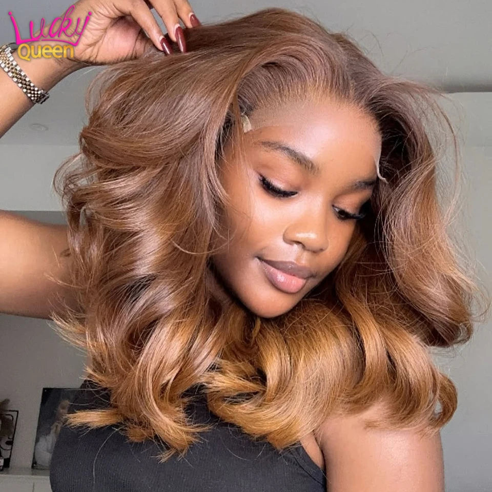 Short Bob 180 Density Pre-Plucked 13x4 Lace Front |100% Human Hair Wigs