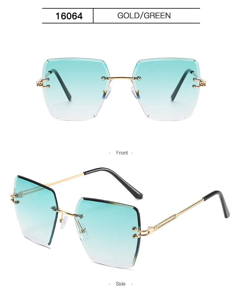 Rimless Luxury Vintage Summer Style