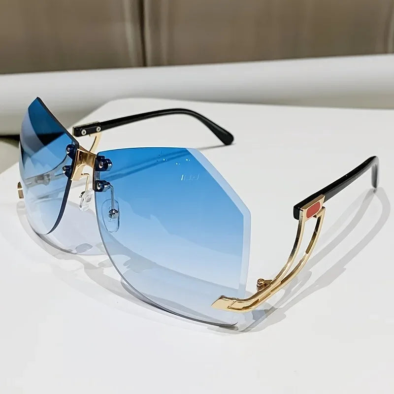 Square Trendy Cute Gradient UV400 Shades