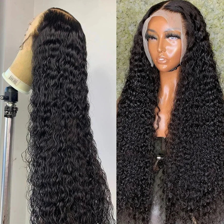 13x6 human hair Curly | 40 Inch Loose Deep Wave