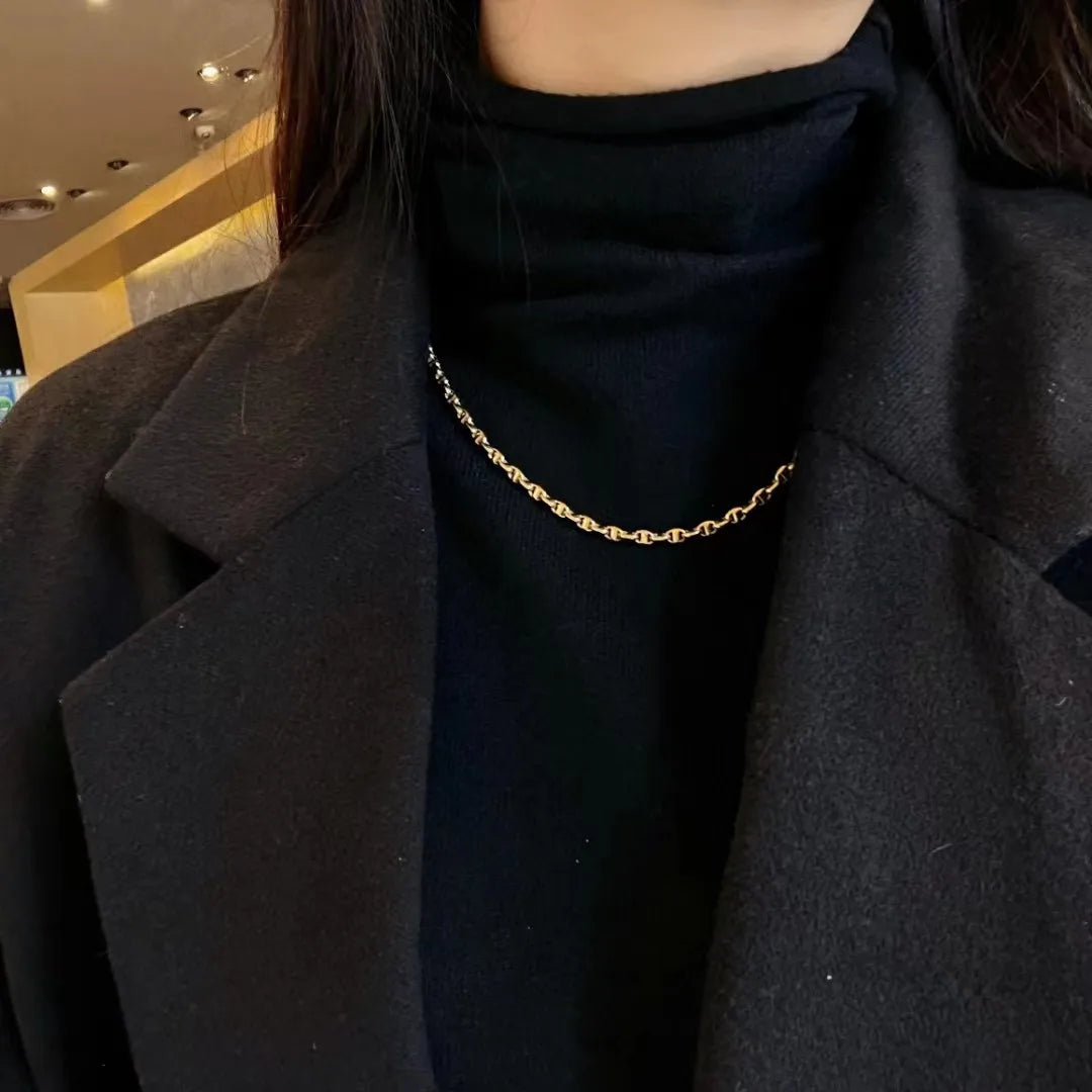 18K gold Chain Pure AU750 Pendant