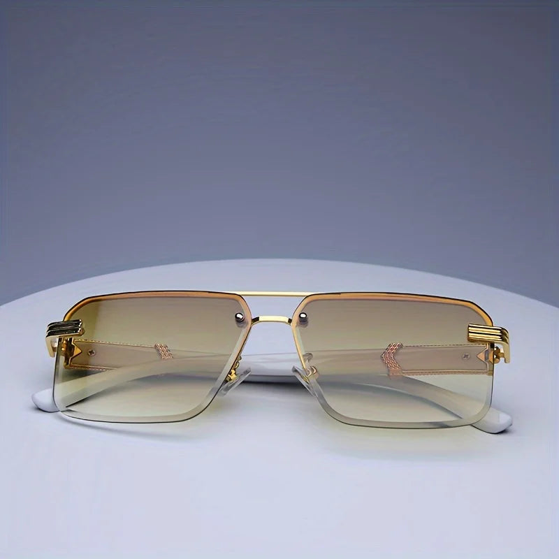 Rimless Classic Small Square Traveling Shades