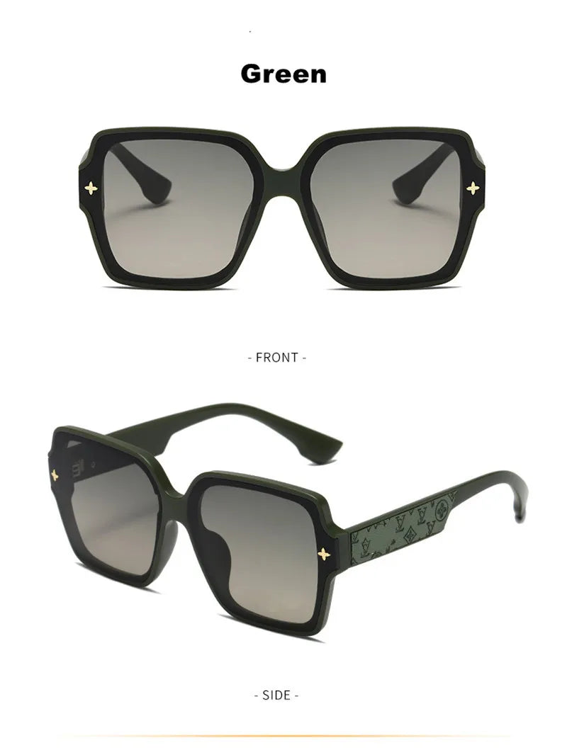 Square Luxury UV Protection Sunglasses