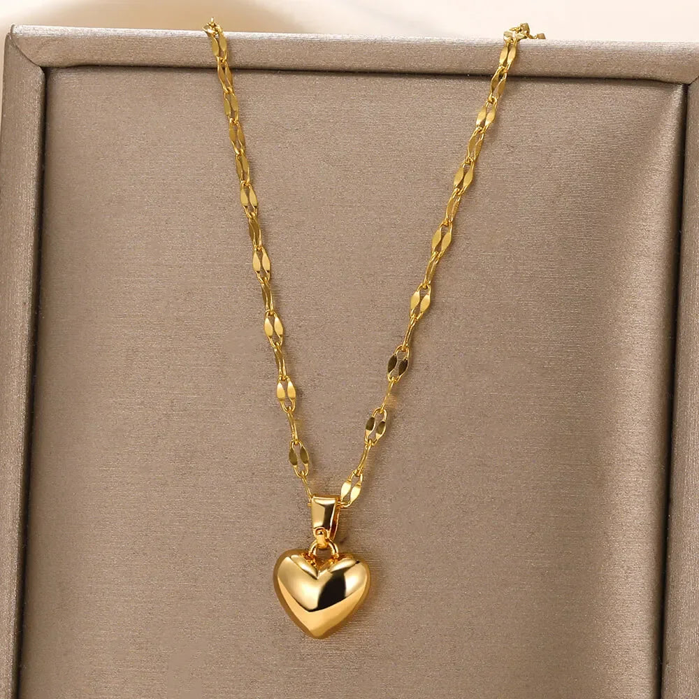 Love Heart Pendant Necklaces
