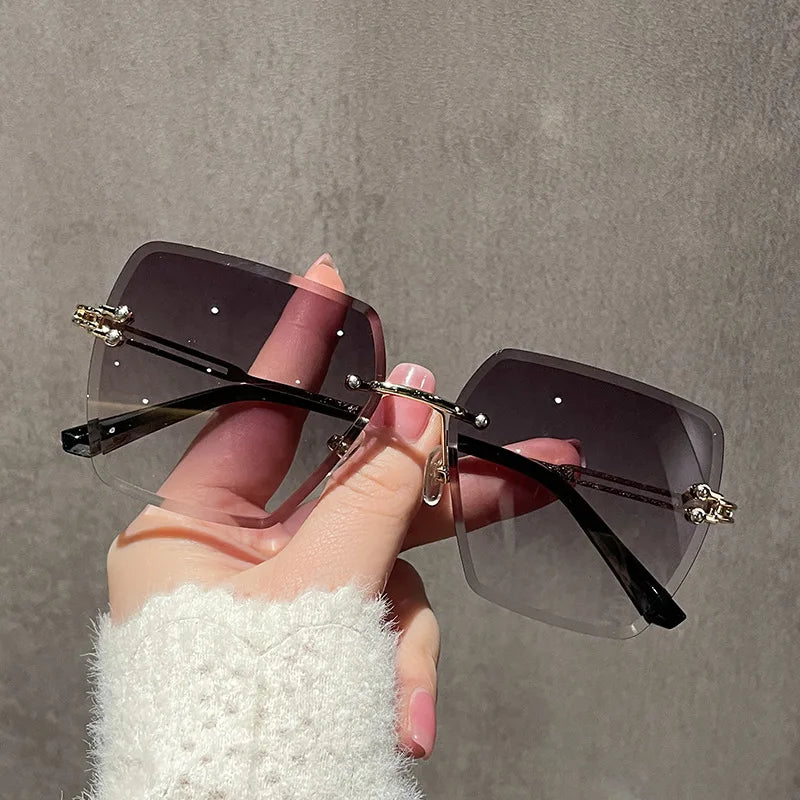 Rimless Luxury Vintage Summer Style