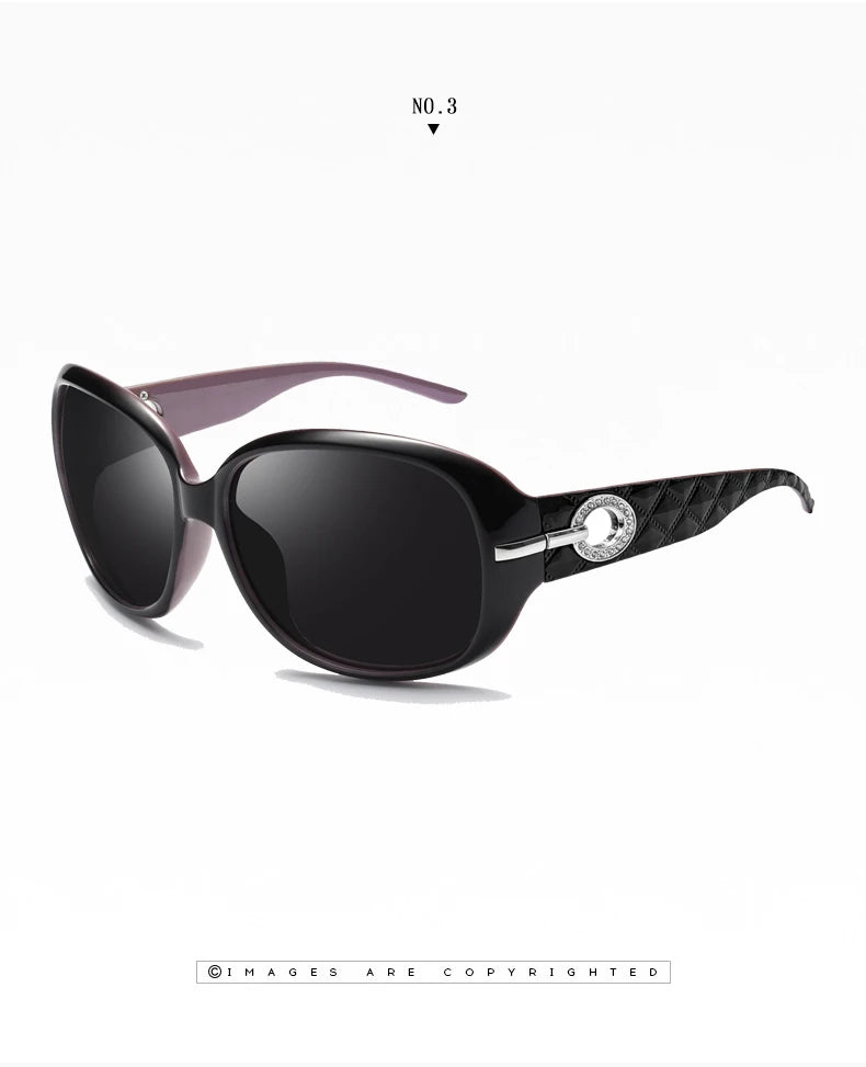 UV400 Retro Diamond Butterfly Sunscreen Glasses