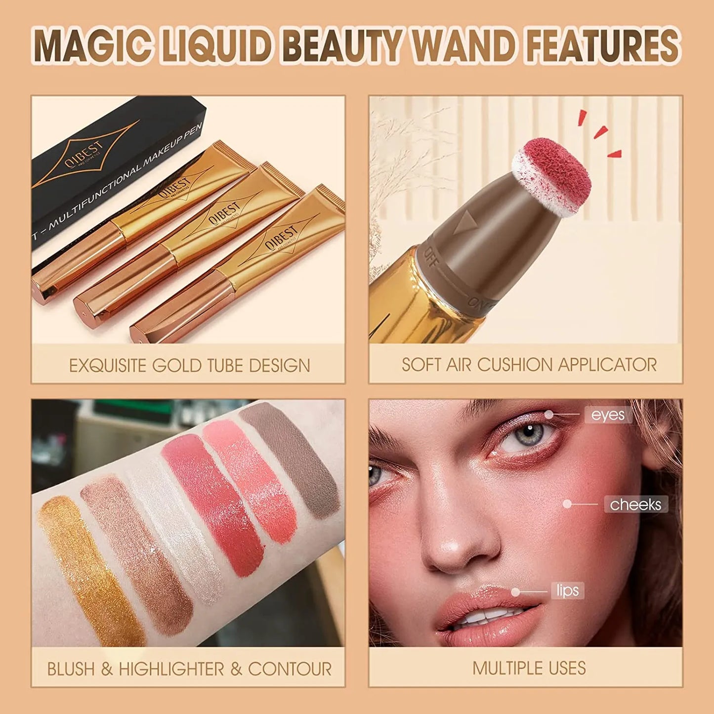 Pink Peach Liquid Blush