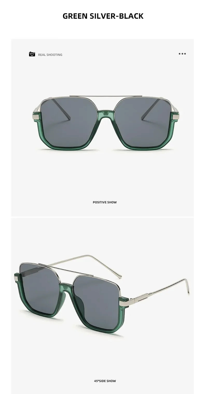 Retro Pilot Square Shades UV400