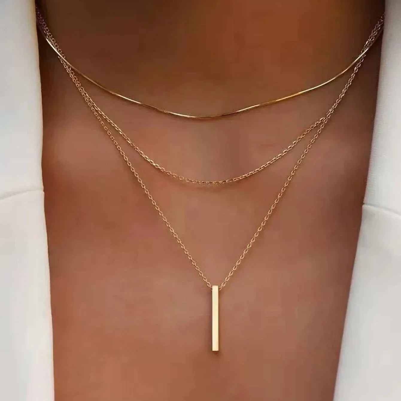 Hot Selling Water Droplet Layered Necklace