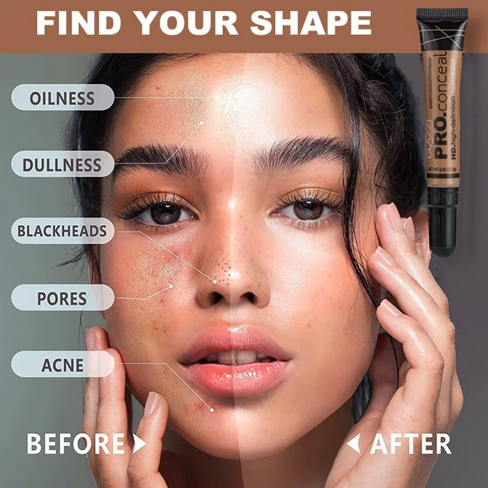 Nude Liquid Foundation | Concealer Oil Control Full Coverage