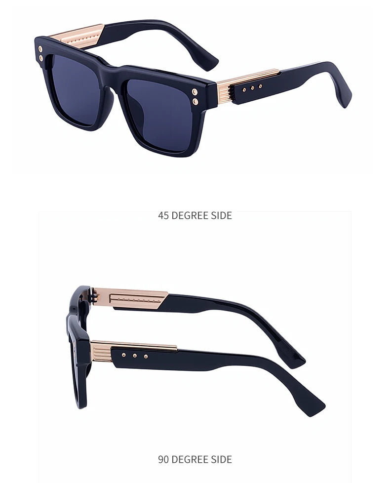 Classic Square Steampunk Eyewear -UV400