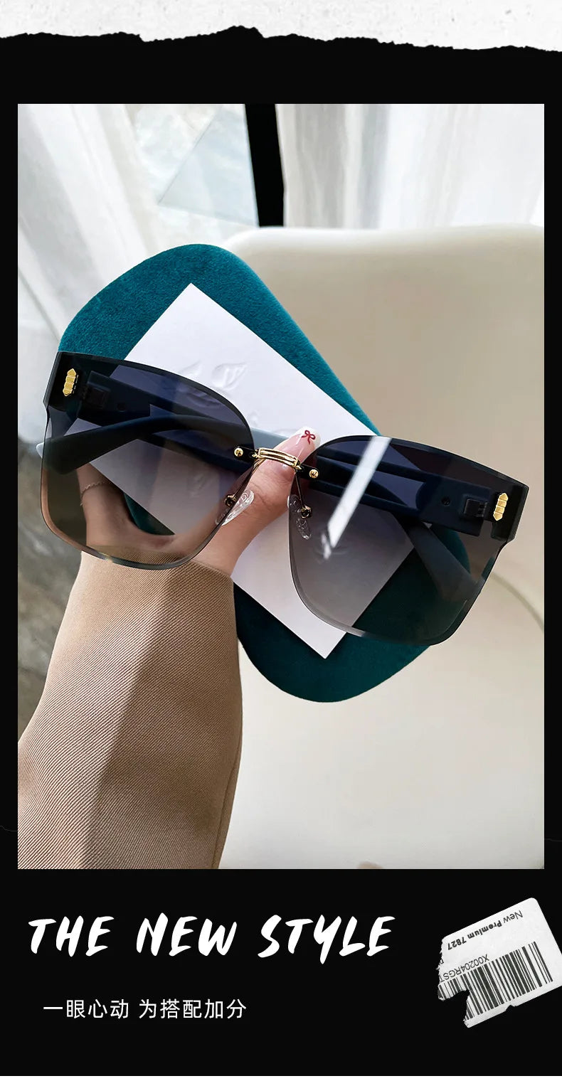 Frameless Edge-Cut Trendy Sunshade