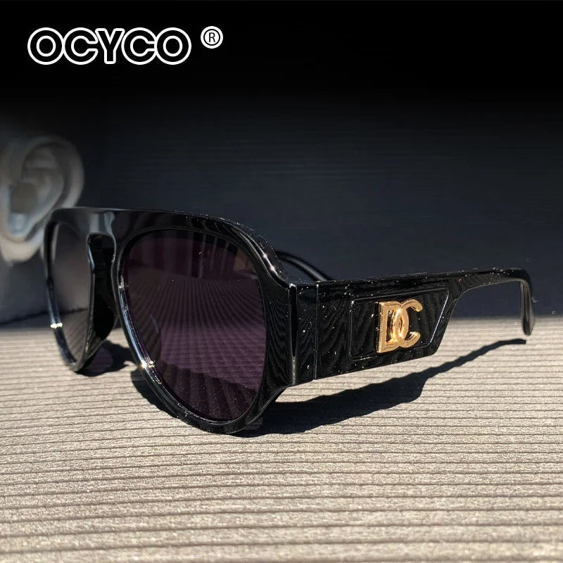 Fashion Punk Rimless Luxury Sunglasses