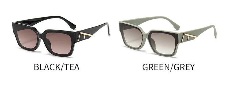 Unisex Square frame colored sunglasses