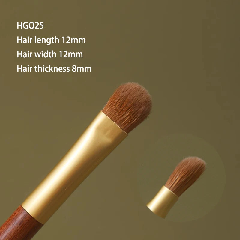 Professional Handmade Eye Shadow Brush African Rosewood