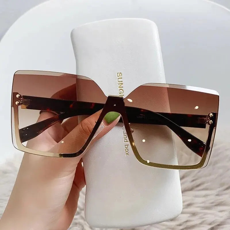 Half-frame Anti-uv Glasses