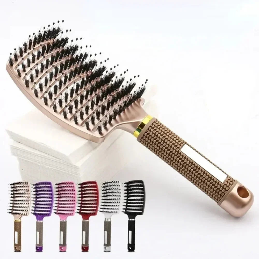 Scalp Massage Curly Detangle Styling Brush