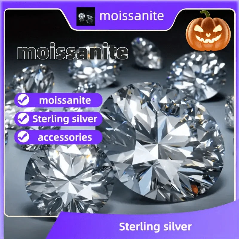 18k Gold S925 Sterling Silver 2.5CT Oval Moissanite Ring Fine Jewelry