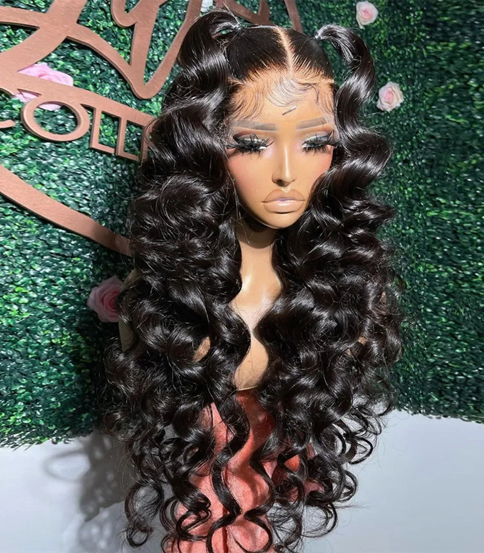 13x6 Loose Lace Front Human Hair Wigs | 250% Transparent 30, 40 Inch