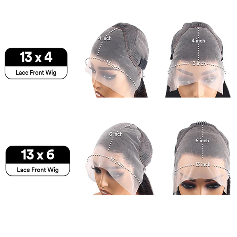 Brazilian 13x6 Human Transparent Lace | 40Inch Loose Wave
