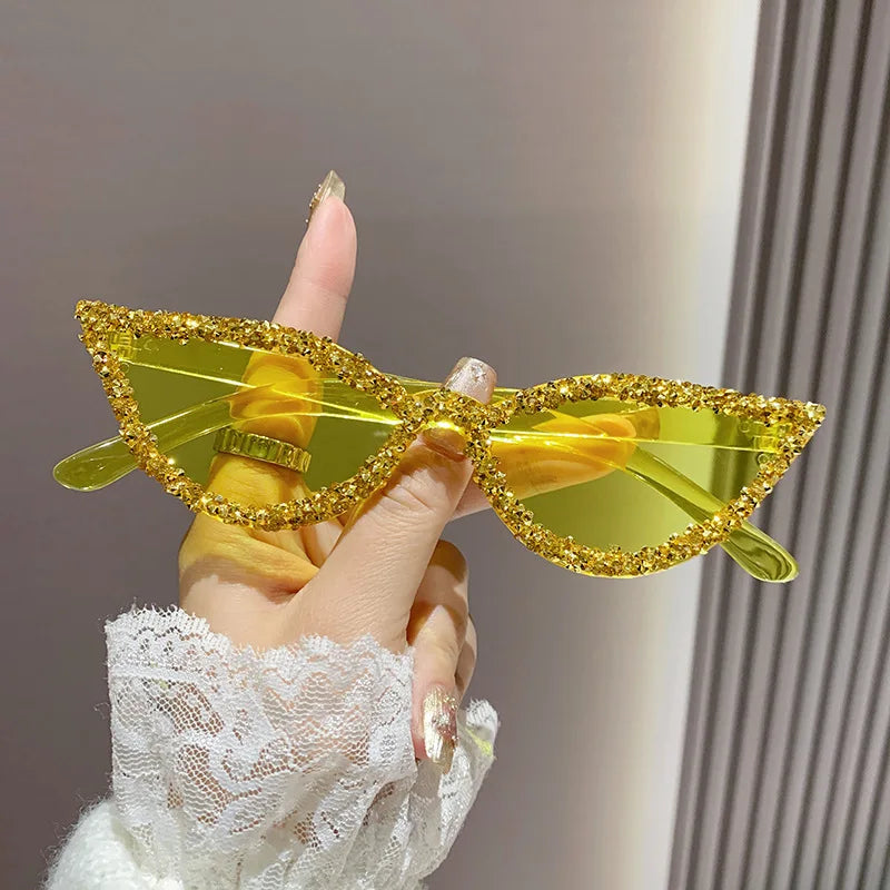 Diamond Cat Eye Trendy Sunglasses