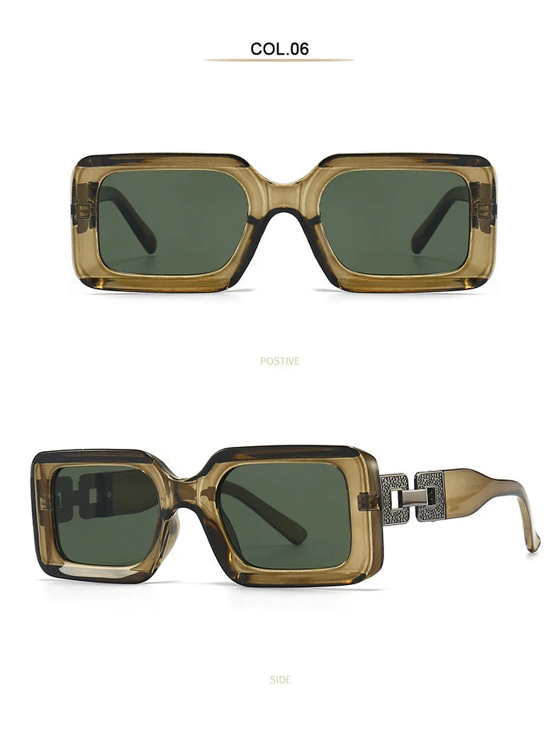 Square Retro Sunglass - UV400