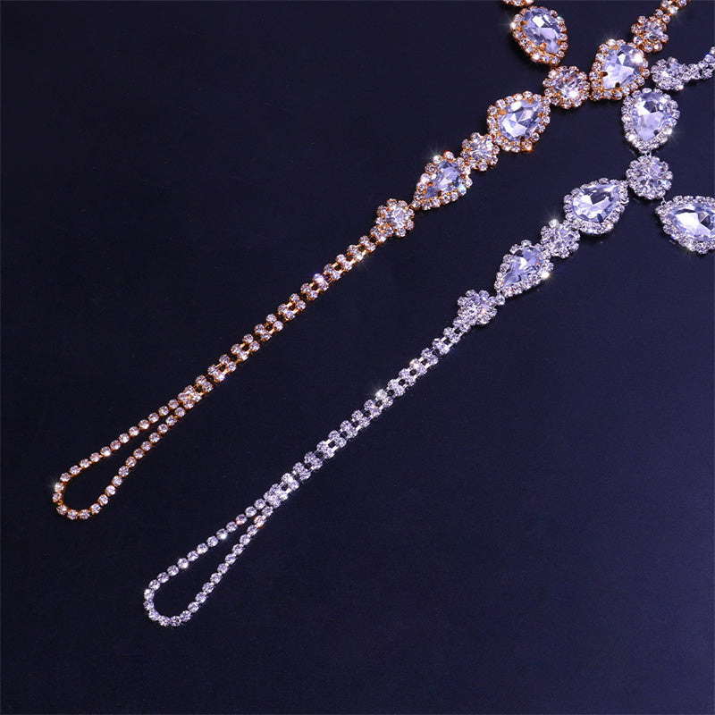 Gorgeous Cubic Zirconia Chain Anklet