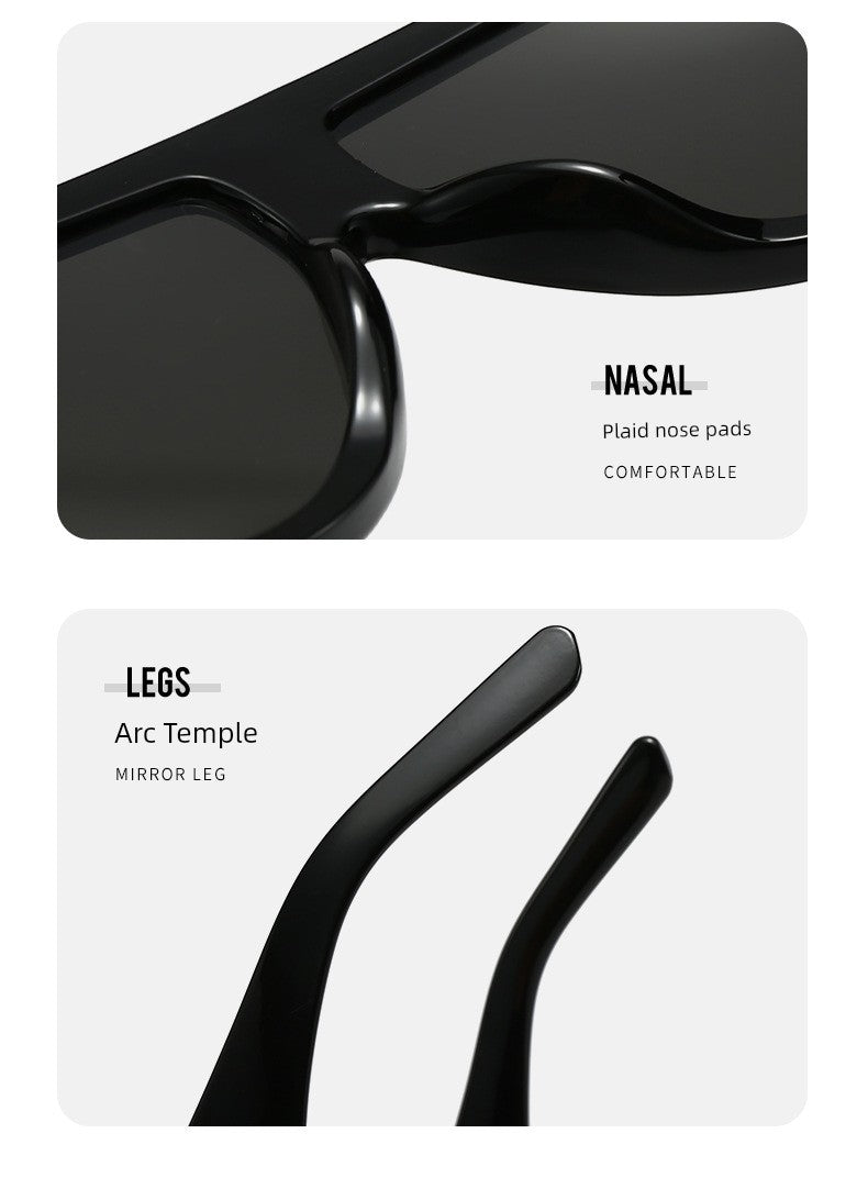 European and American Retro Frog Glasses