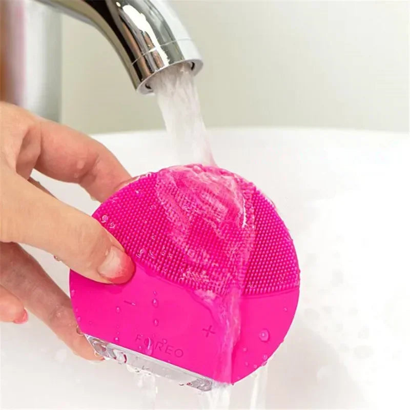 mini2 facial silicone facial cleansing brush - waterproof, level 8