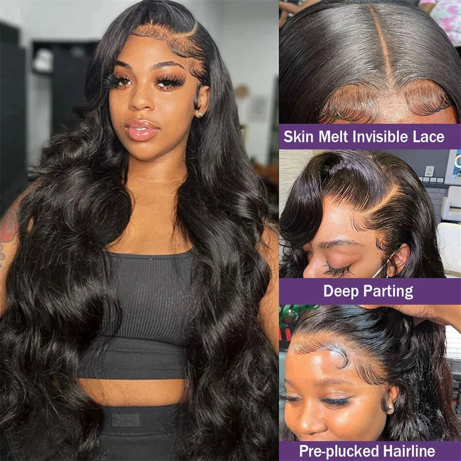 13x6 Hd Lace Frontal Wig Human Hair | 13x4 Body Wave