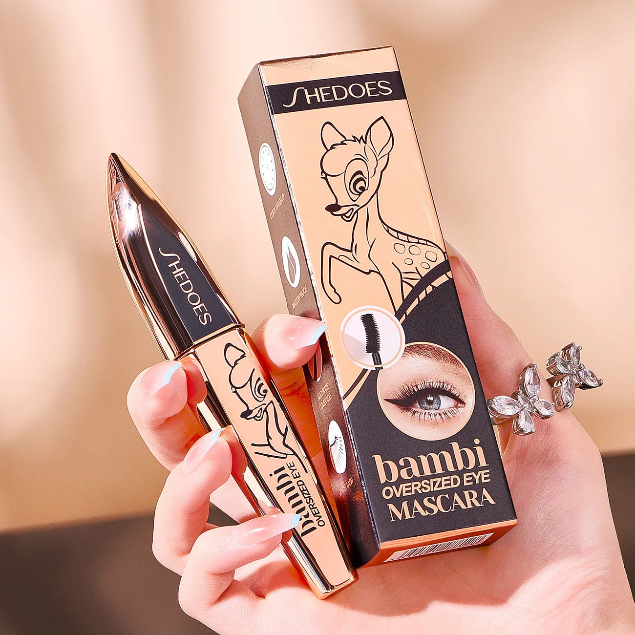 5D Thick and Long Black Silk Fiber Mascara