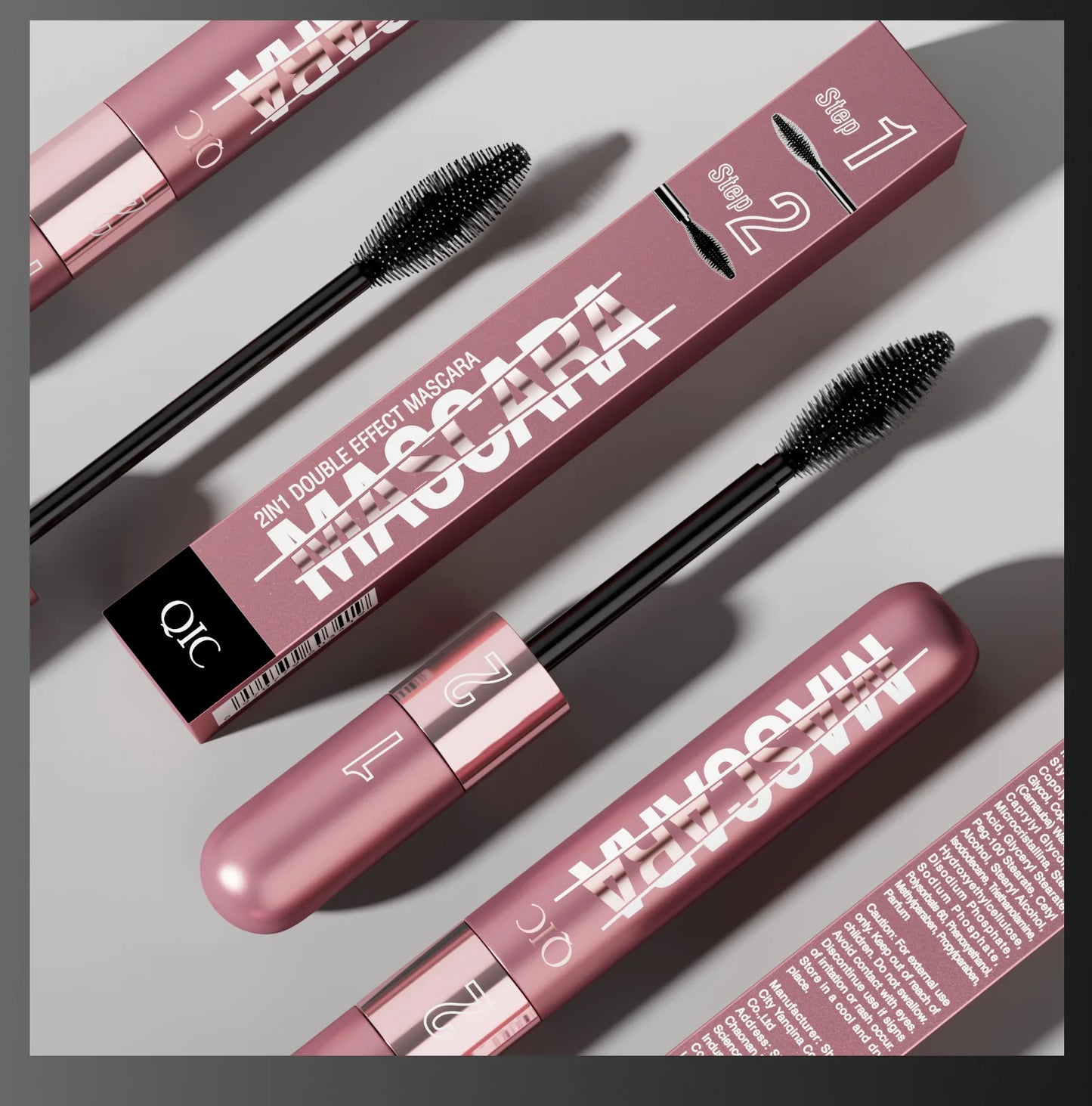 New rose gold double-effect mascara