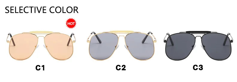Pilot Champagne Square Clear Shades