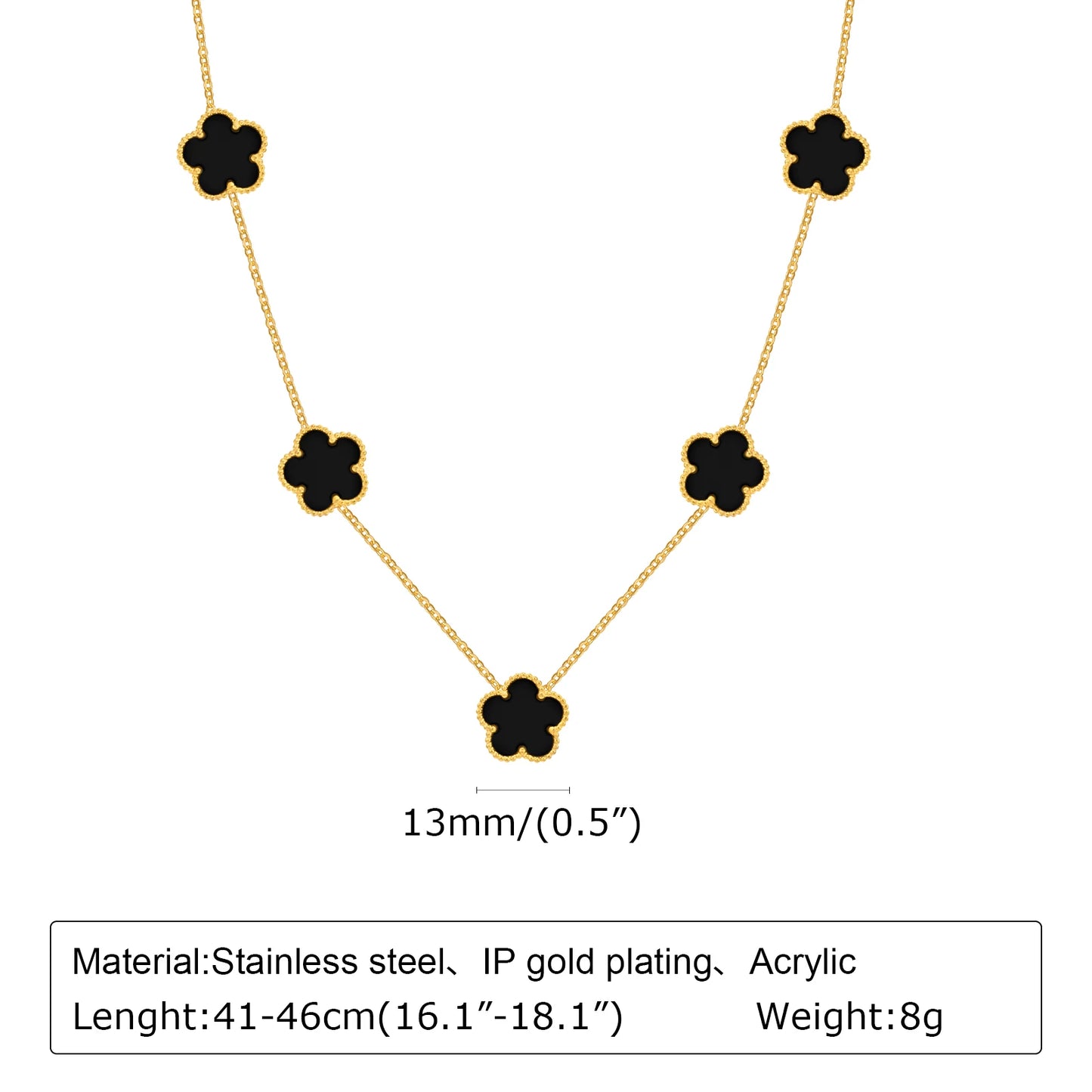 Gold Plated Lariat Necklace Double Layered
