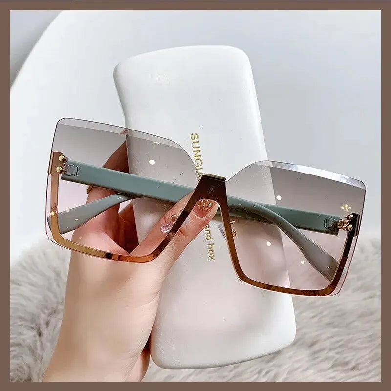 Half-frame Anti-uv Glasses