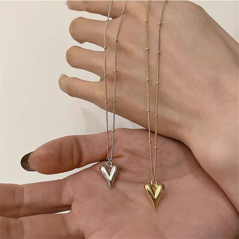Vintage Long Chain Drop Necklace