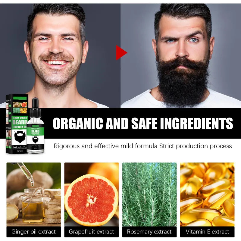 Nourishing Beard | Chest Hair Growth Essential Oil