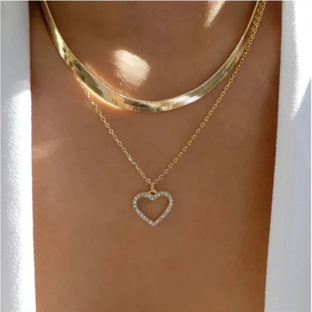 Crystal Star Pendant Necklaces