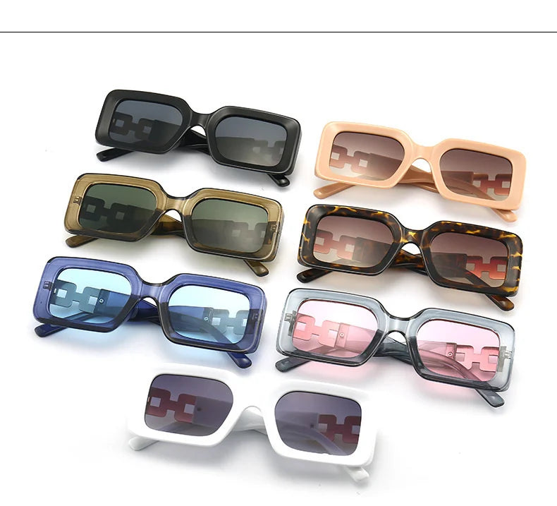 Square Retro Sunglass - UV400