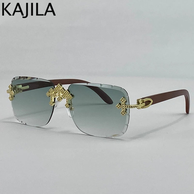 Rimless Square Luxury Shades UV400
