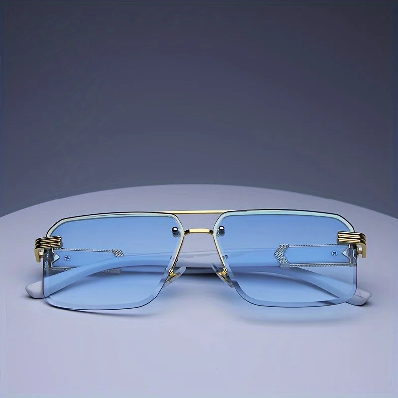 Rimless Classic Small Square Traveling Shades