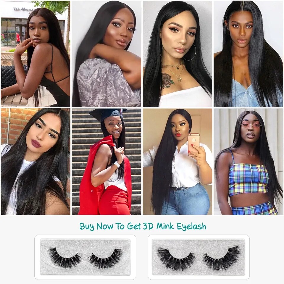 Brazilian Pre Plucked Lace Closure Wig