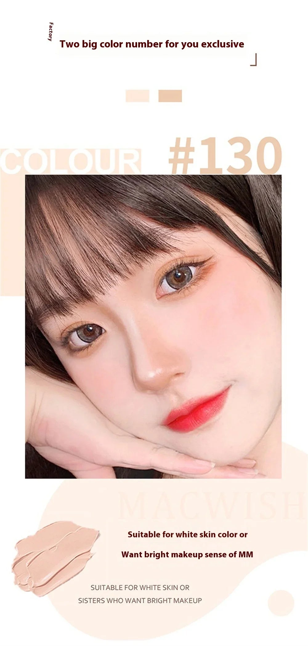 High Coverage Concealer | Lasting Waterproof Foundation | BB Cream |Cover Anti Dark Circle Freckle